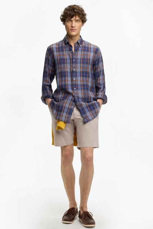 BERMUDA REGULAR FIT DE MICROSARGA STRETCH
