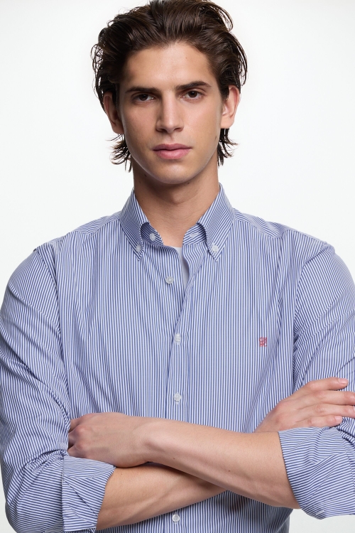 CANDY STRIPE POPLIN SHIRT