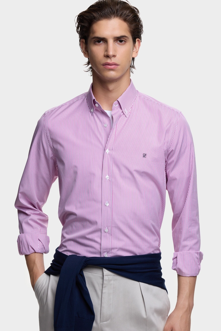 Camisa de Popelín de Raya Candela