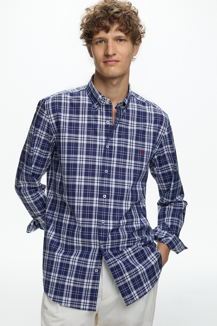 Madras Check Poplin Shirt