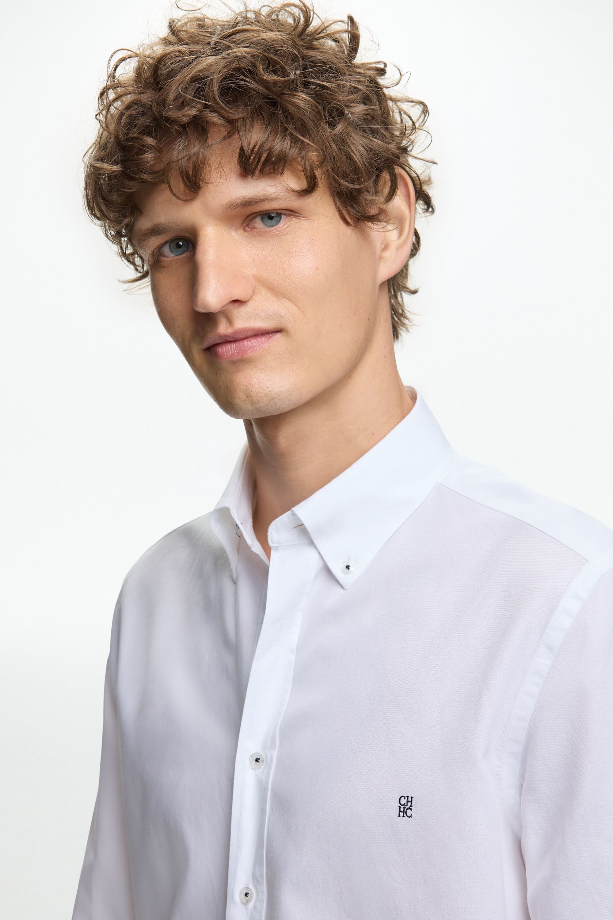 everyone button-down oxford shirt (SAX STRIPE) | everyone