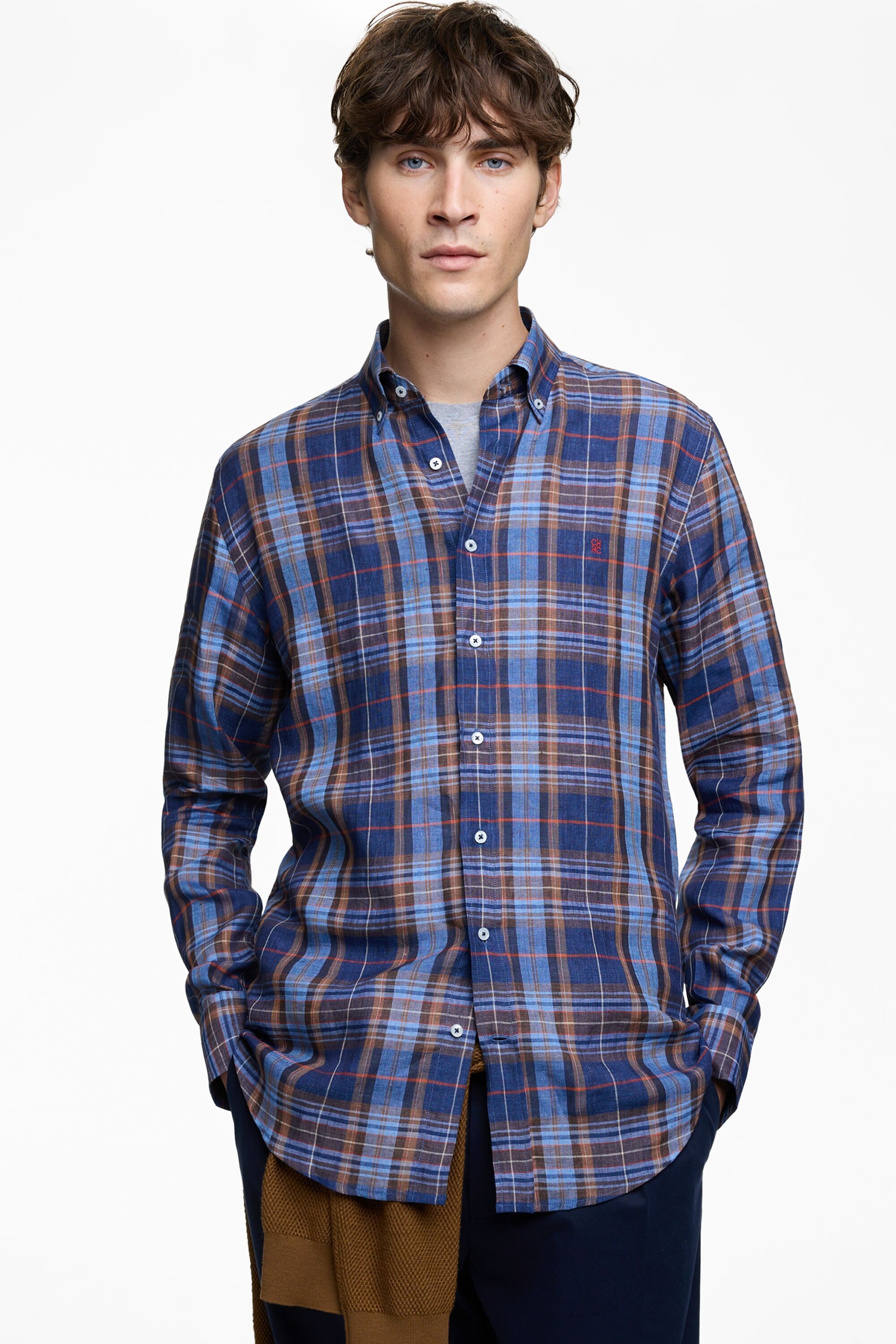 Checked Linen Shirt
