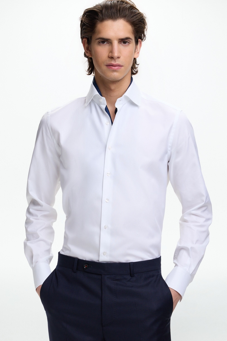 Royal Oxford Shirt with Spread Collar