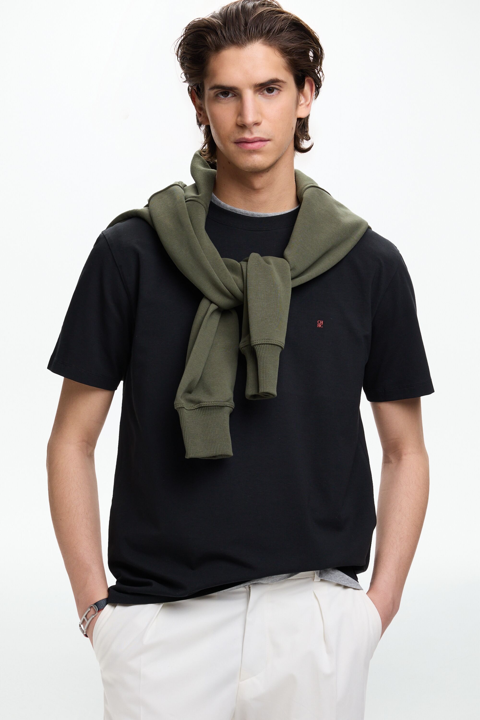 Camiseta de Algodón Stretch
