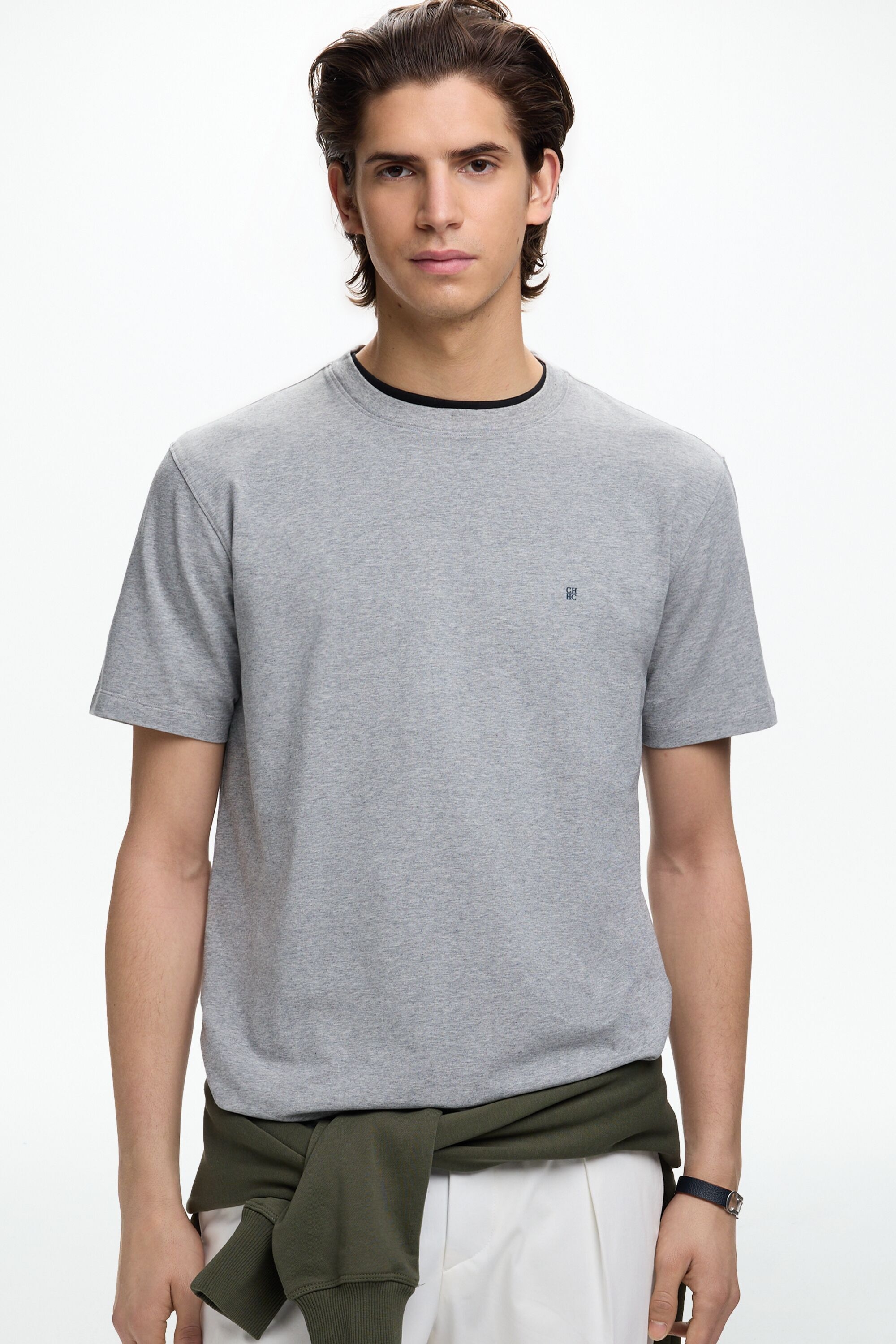 Camiseta de Algodón Stretch