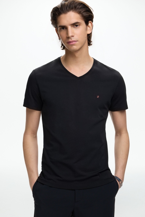 CAMISETA DE ALGODÓN STRETCH