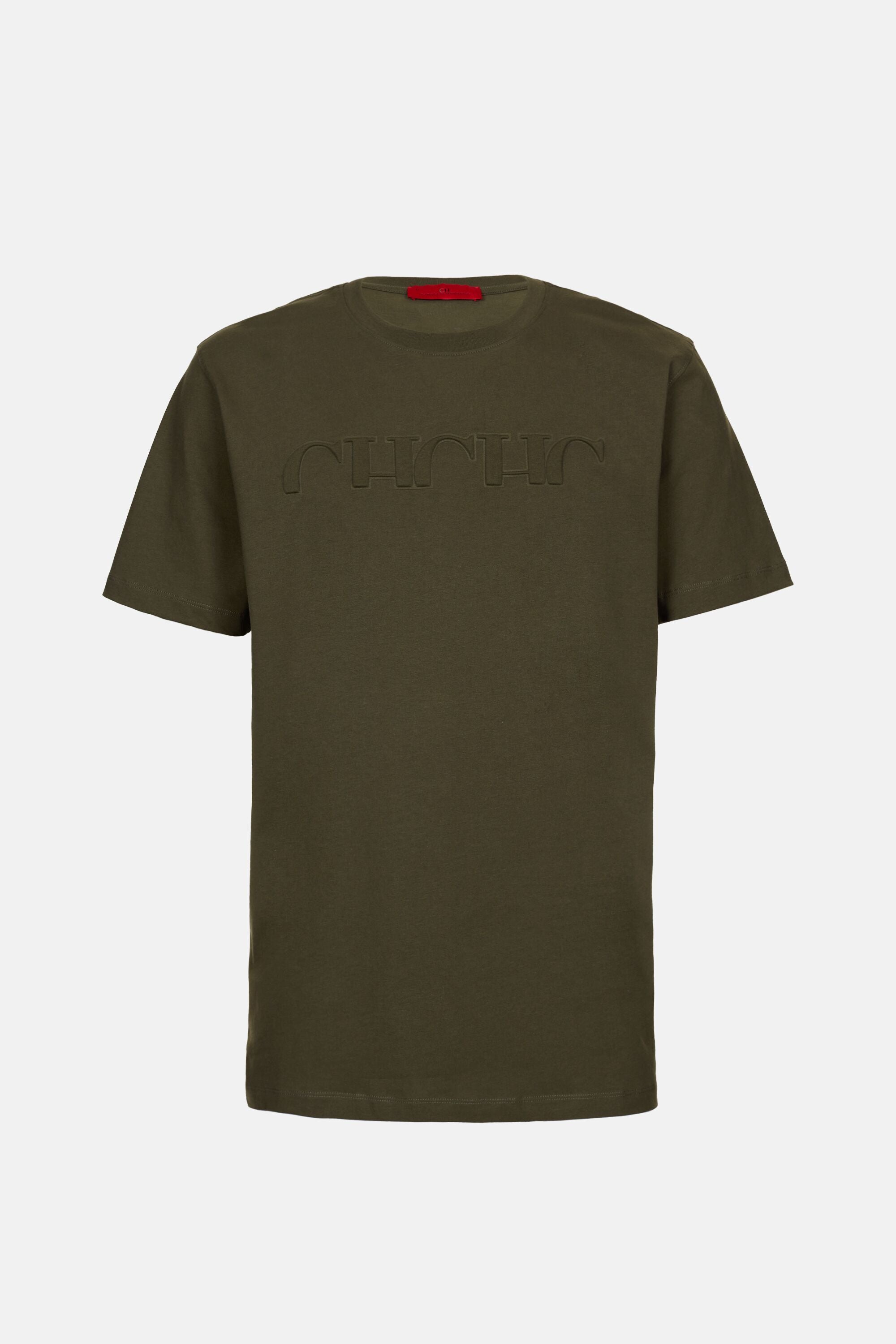 CH Print T-Shirt khaki - CH Carolina Herrera United States