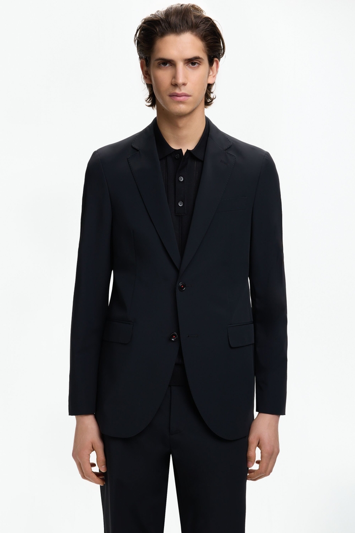Chaqueta de Traje Relaxed Fit de Nylon Técnico