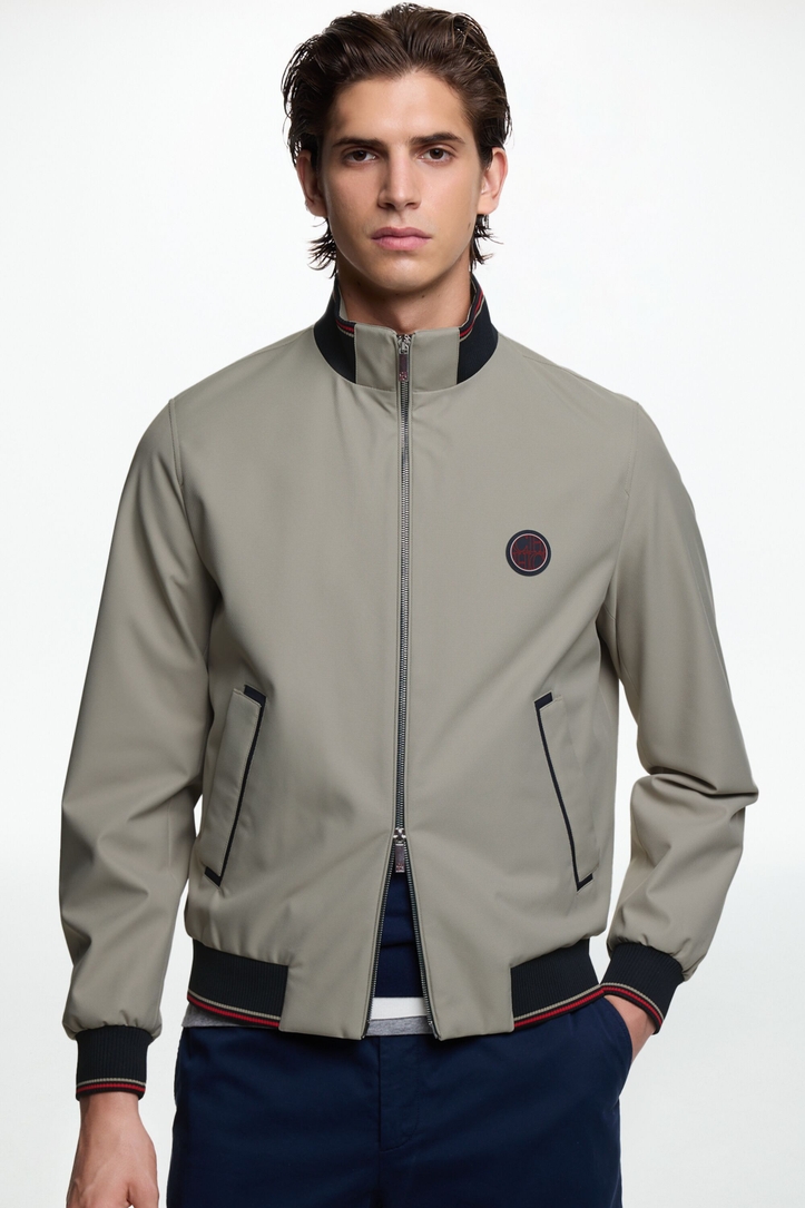 Textured Technical Nylon Jacket