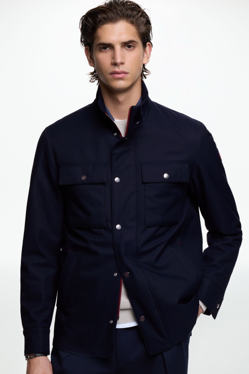 QUILTED TEXTURED NYLON COAT