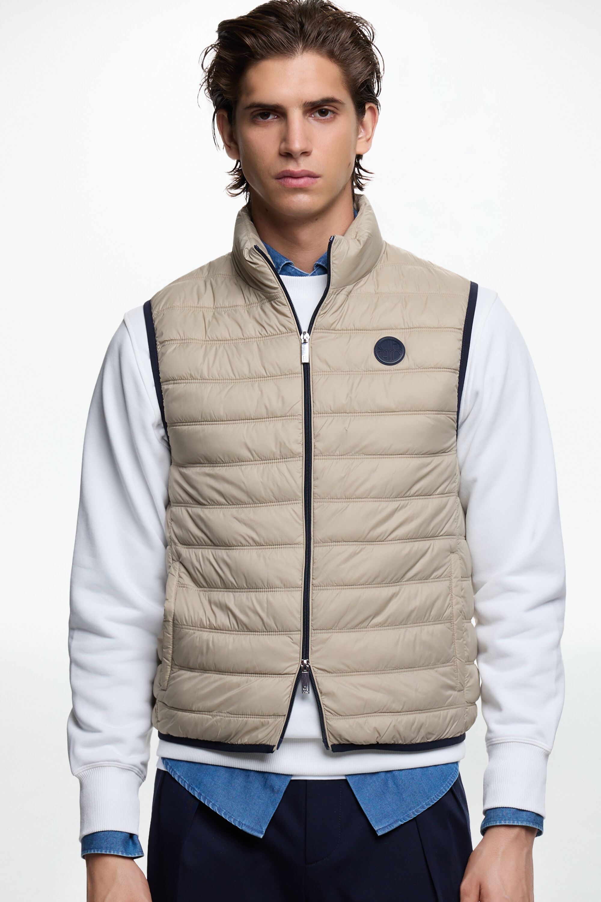 Quilted Technical Nylon Vest