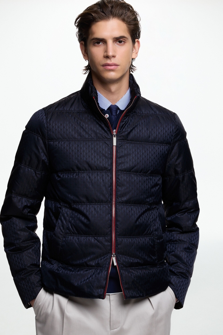 CH Jacquard Down-Quilted Nylon Jacket
