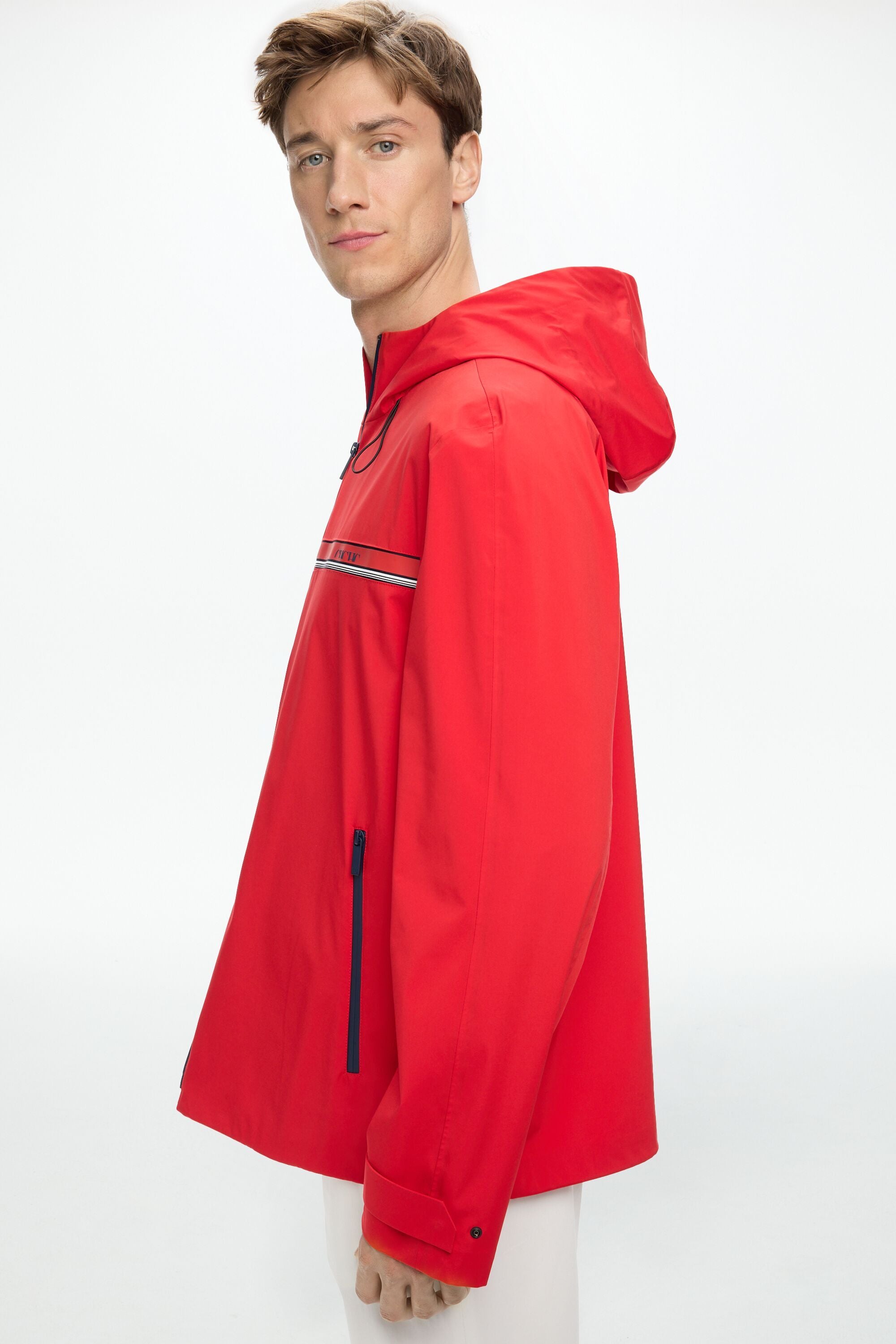 Waterproof Hooded Technical Jacket red - CH Carolina Herrera Waterproof Hooded Technical Jacket red - CH Carolina Herrera