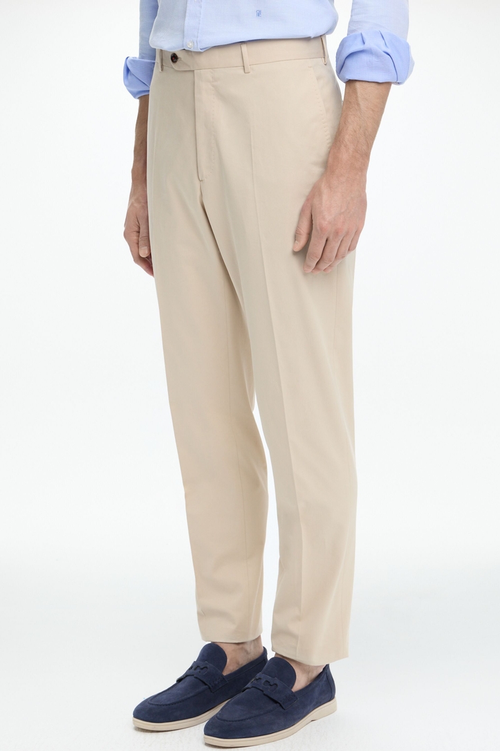 Cotton Twill Classic Fit Suit Pants