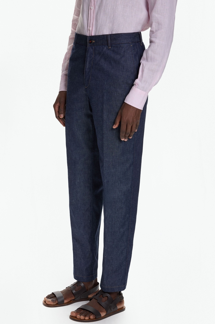 Denim Regular Fit Chino Pants