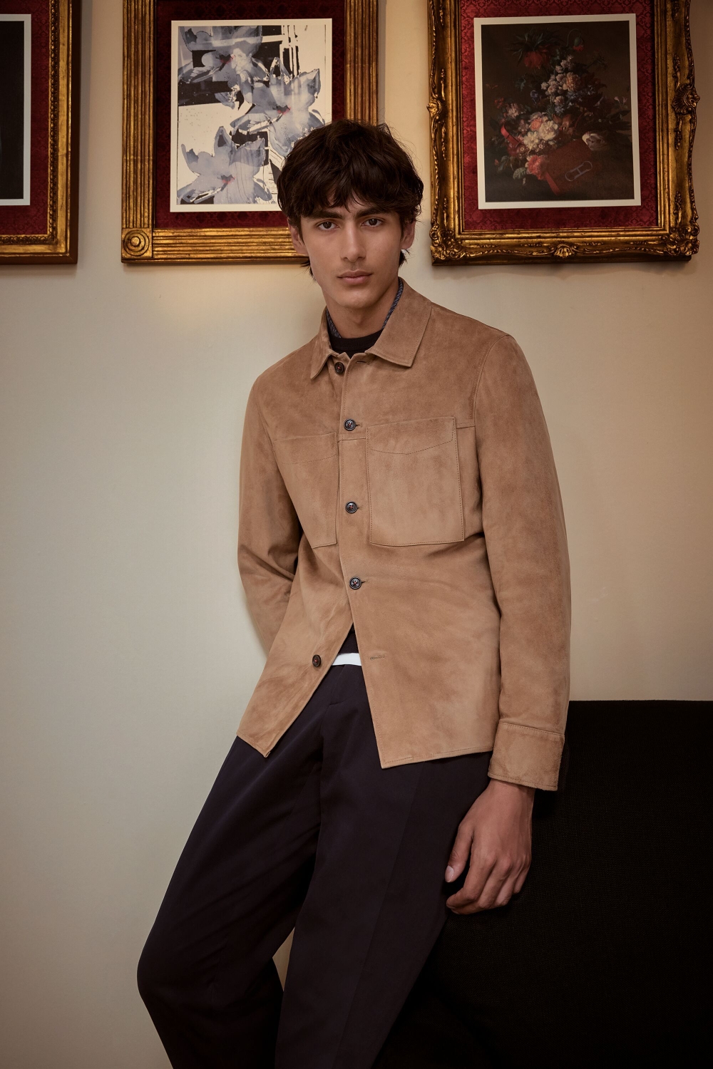 BLASÓN SUEDE OVERSHIRT