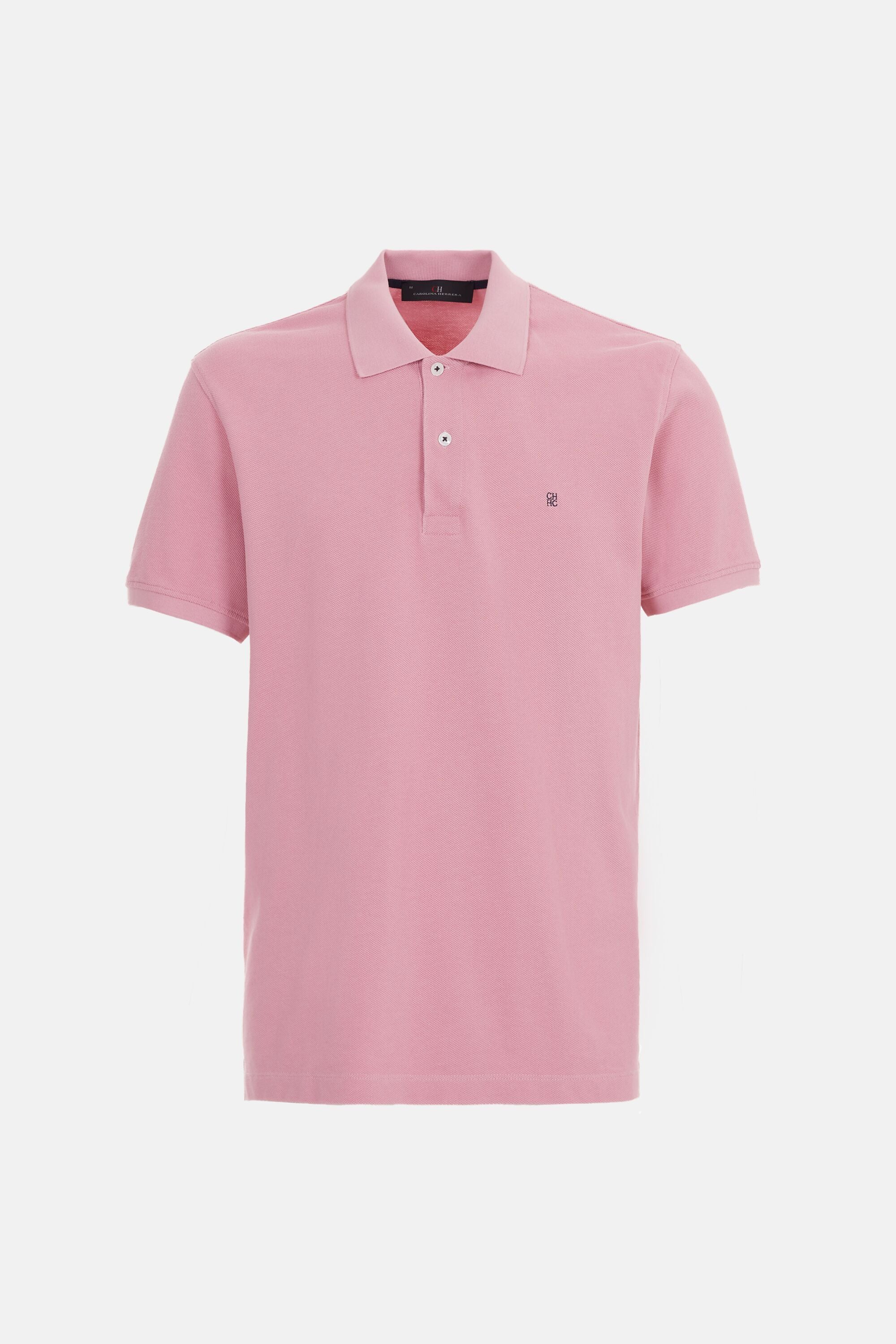 Piqué Polo Shirt pink - CH Carolina Herrera United States