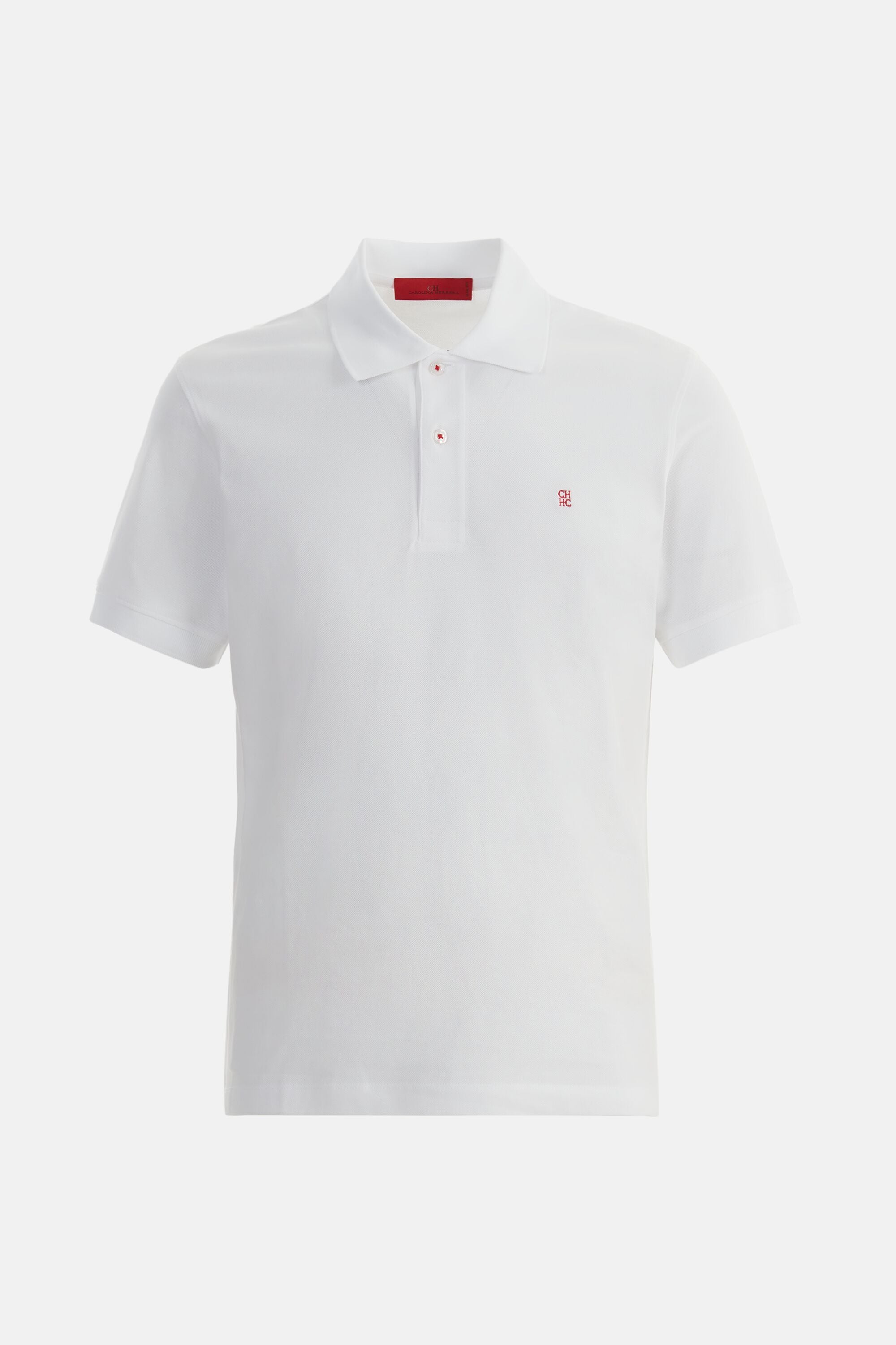 Piqué Slim Fit Polo Shirt white - CH Carolina Herrera United Piqué Slim Fit Polo Shirt white - CH Carolina Herrera United