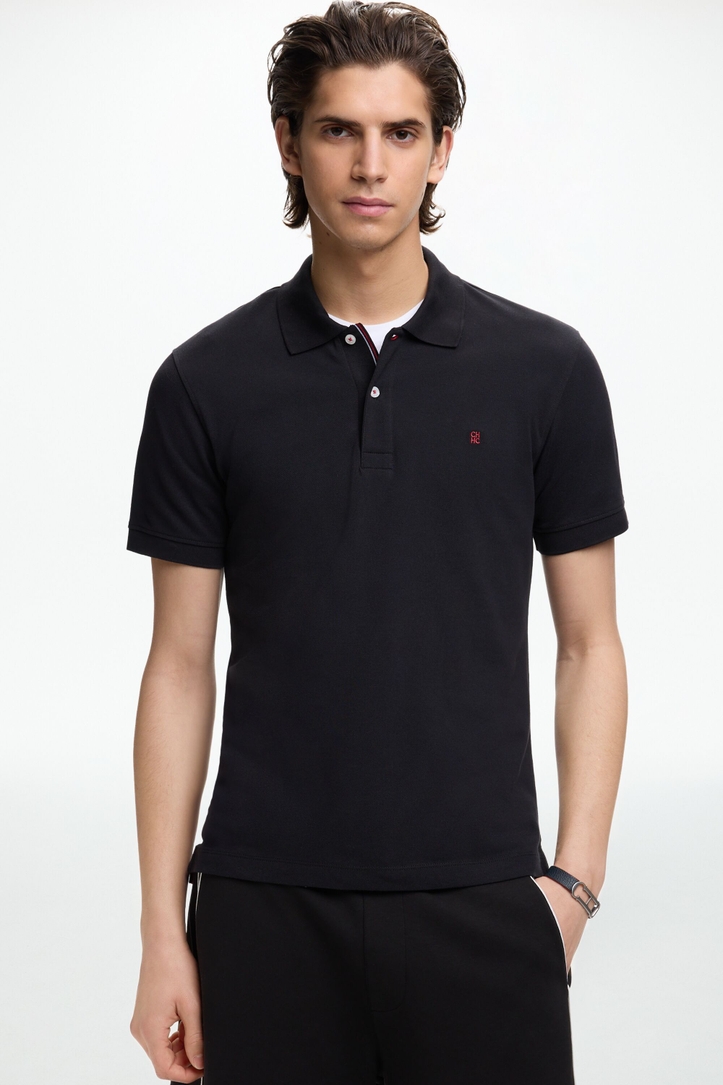 Stretch Piqué Slim Fit Polo Shirt