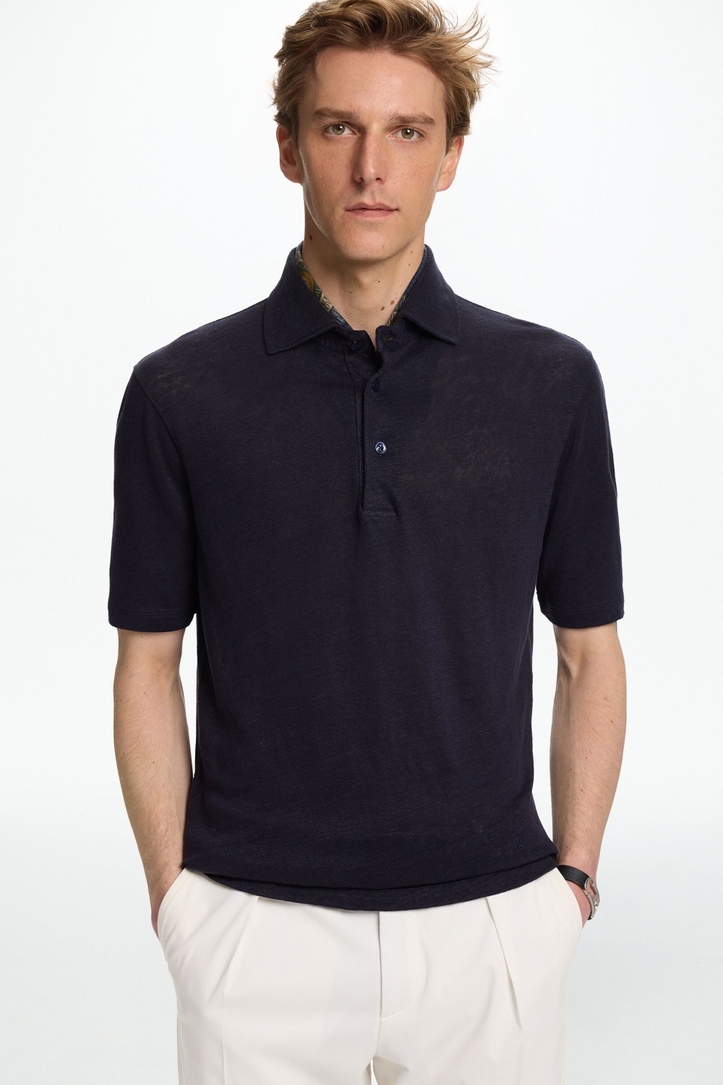 Linen Polo Shirt