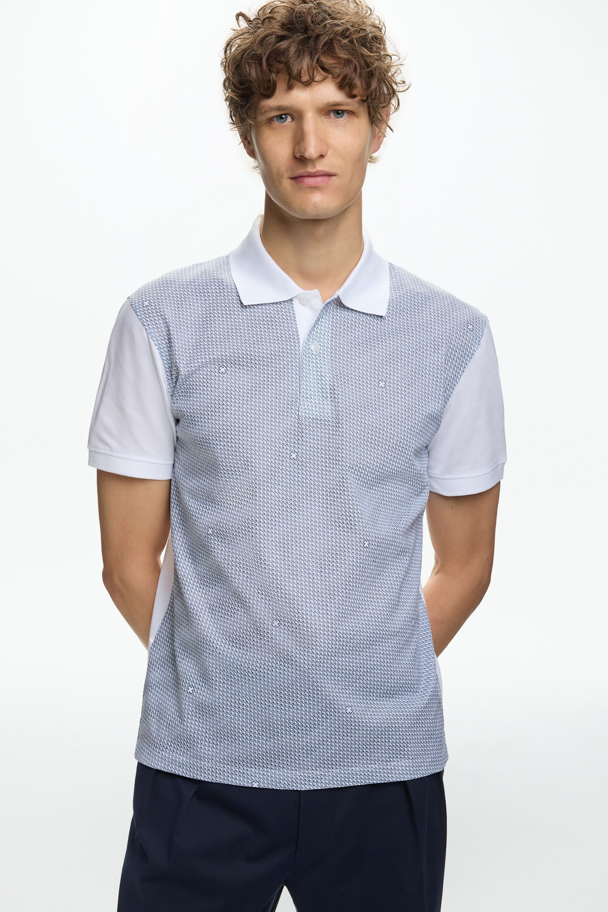 Rosetta Insignia CH Print Piqué Polo Shirt