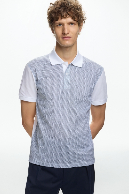 ROSETTA INSIGNIA CH PRINT PIQUÉ POLO SHIRT