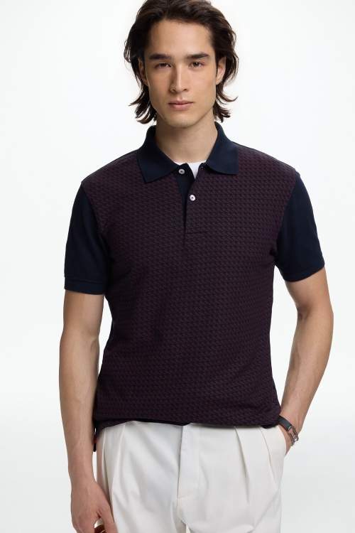 CH PRINT PIQUÉ POLO SHIRT