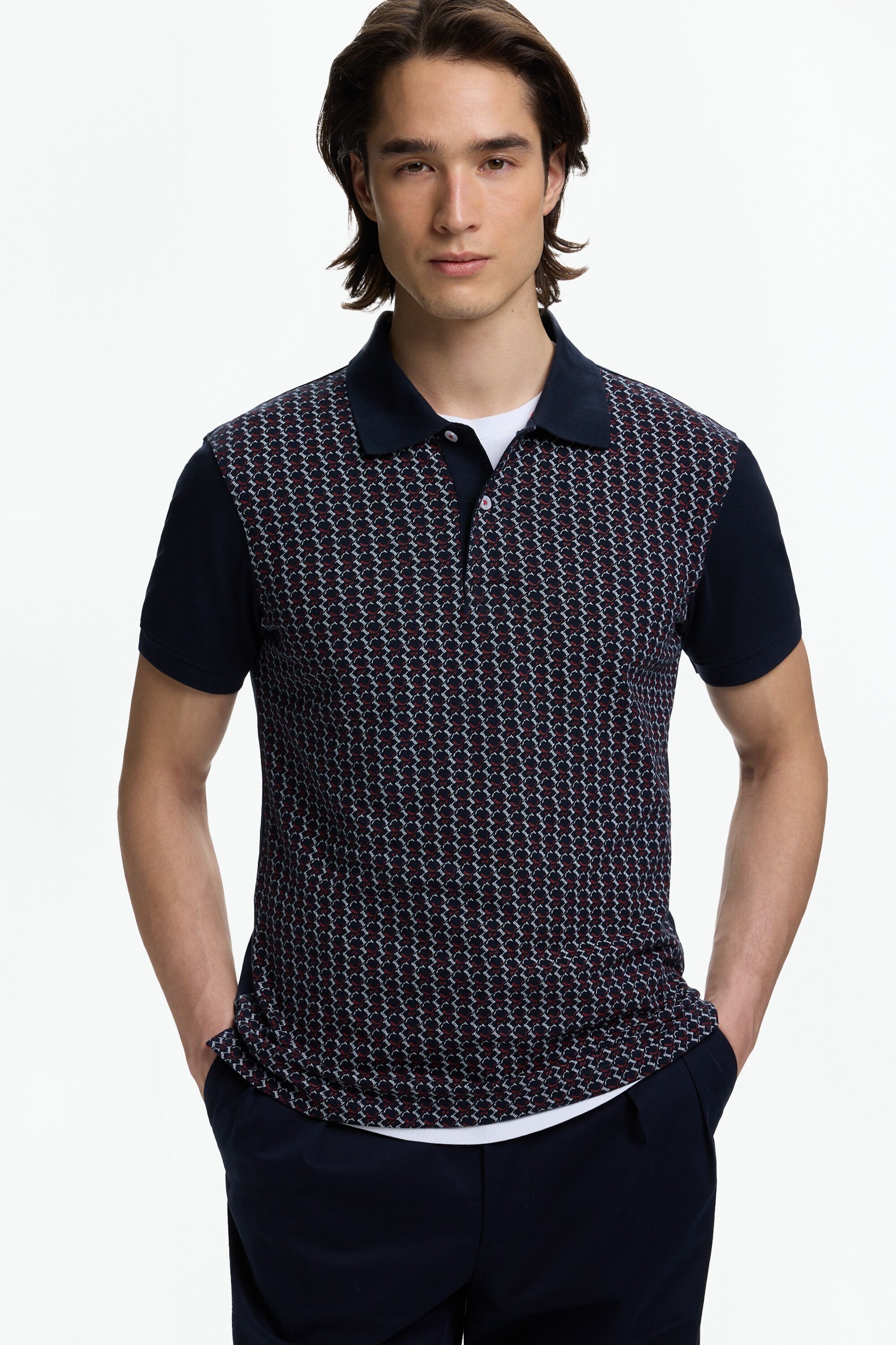 CH Print Piqué Polo Shirt