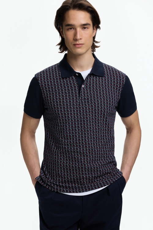 CH PRINT PIQUÉ POLO SHIRT