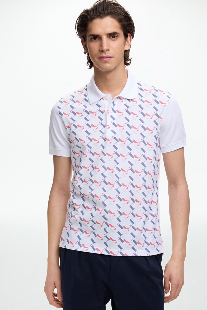 Polo de Piqué Estampado CH
