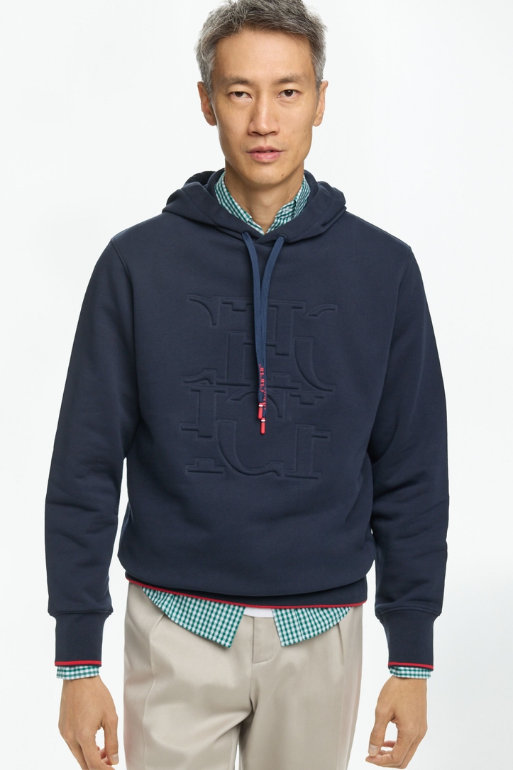 Hooded CH Embossed Sweatshirt