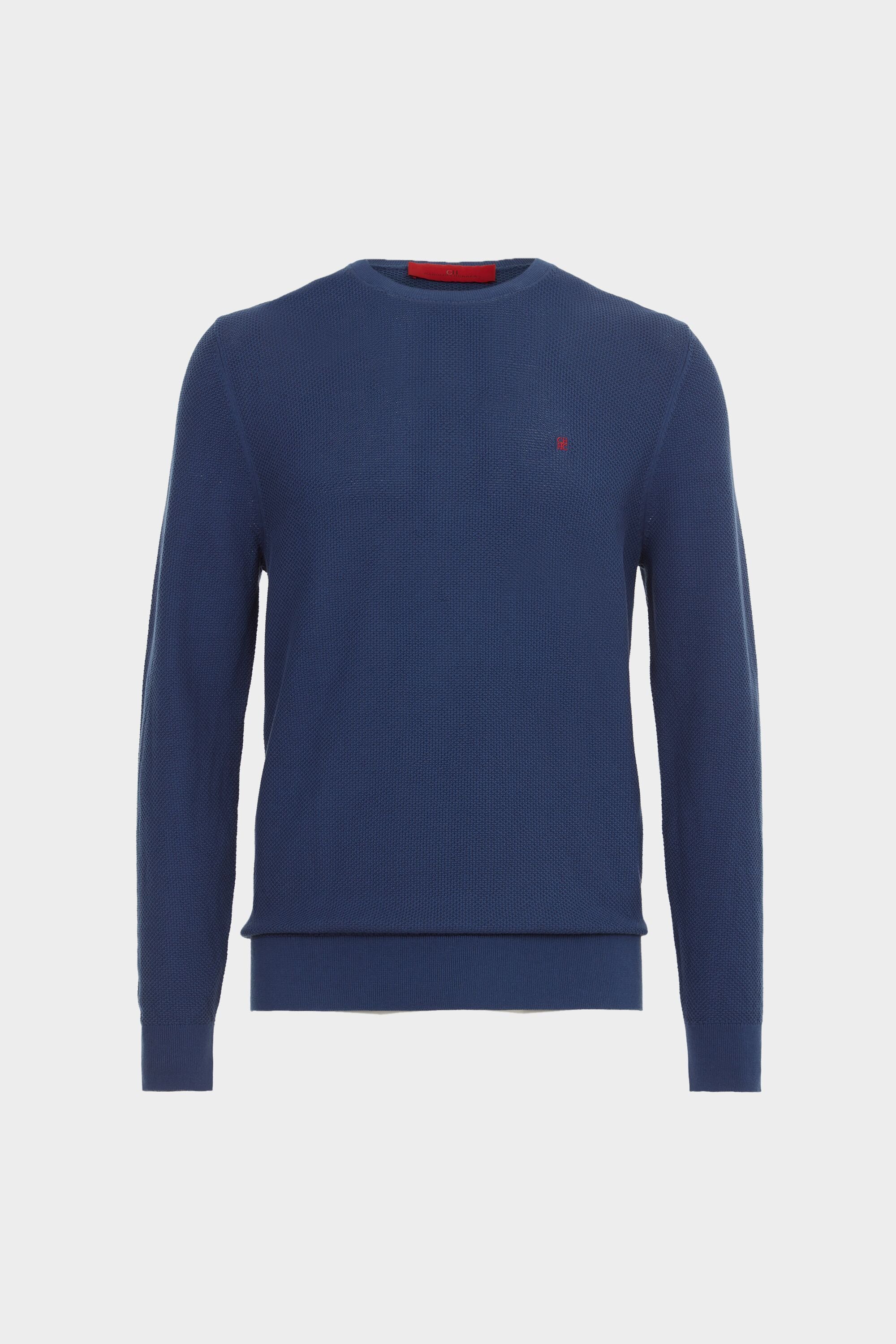 ATON Half Sleeve Polo Sweater Top Grey | HAVEN