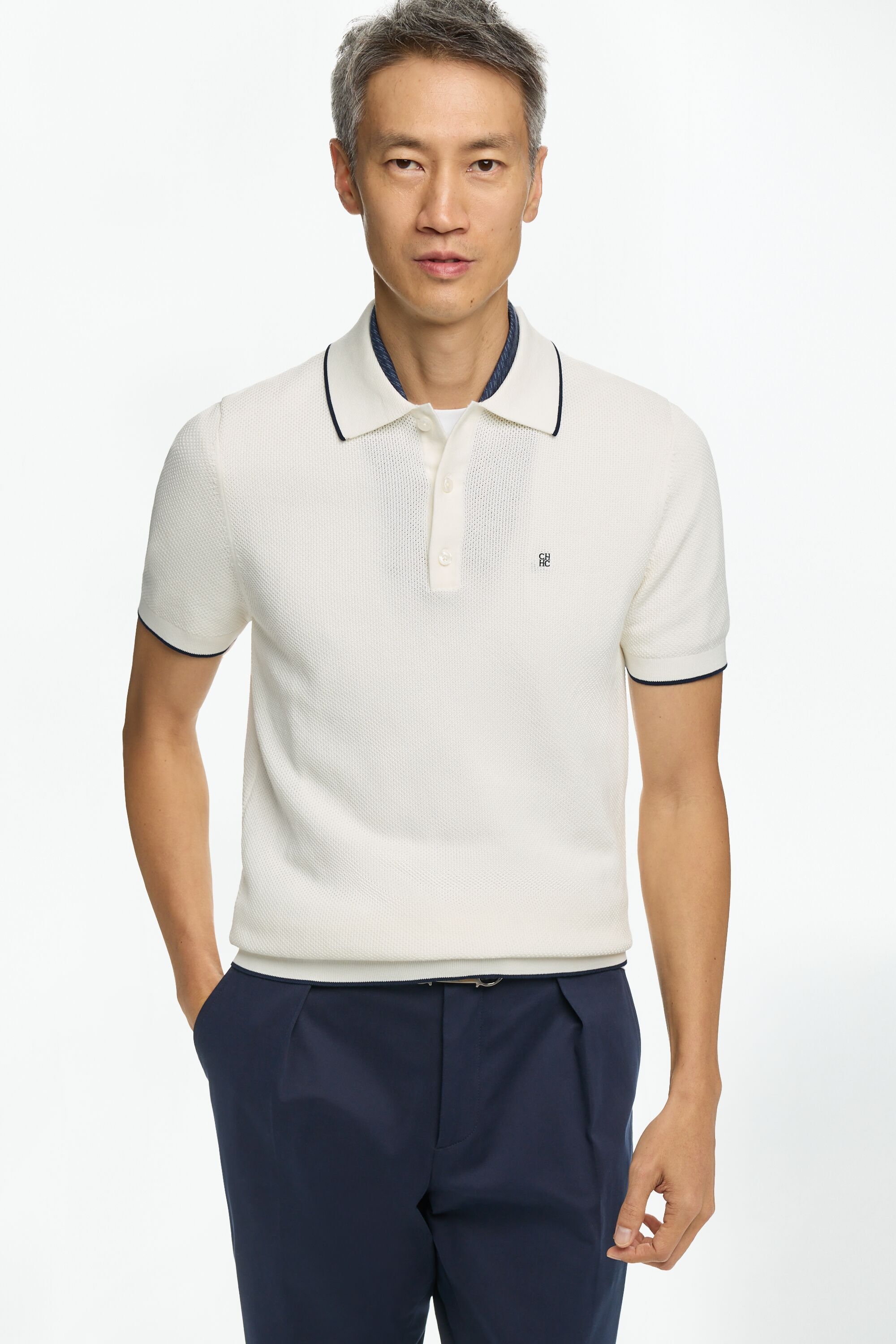 Polo de Punto con Estructura