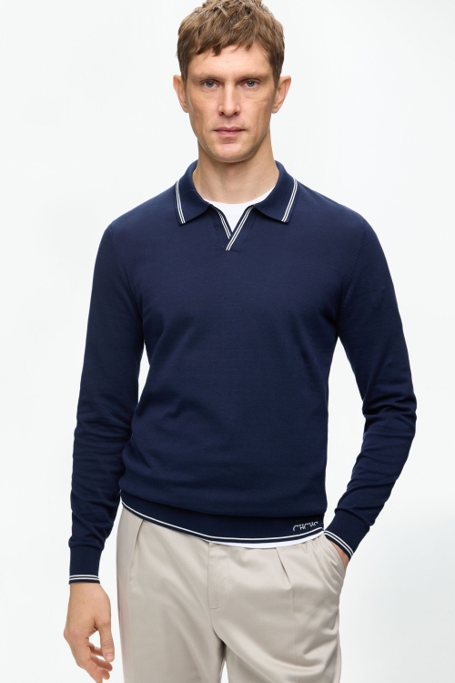 KNIT POLO SHIRT