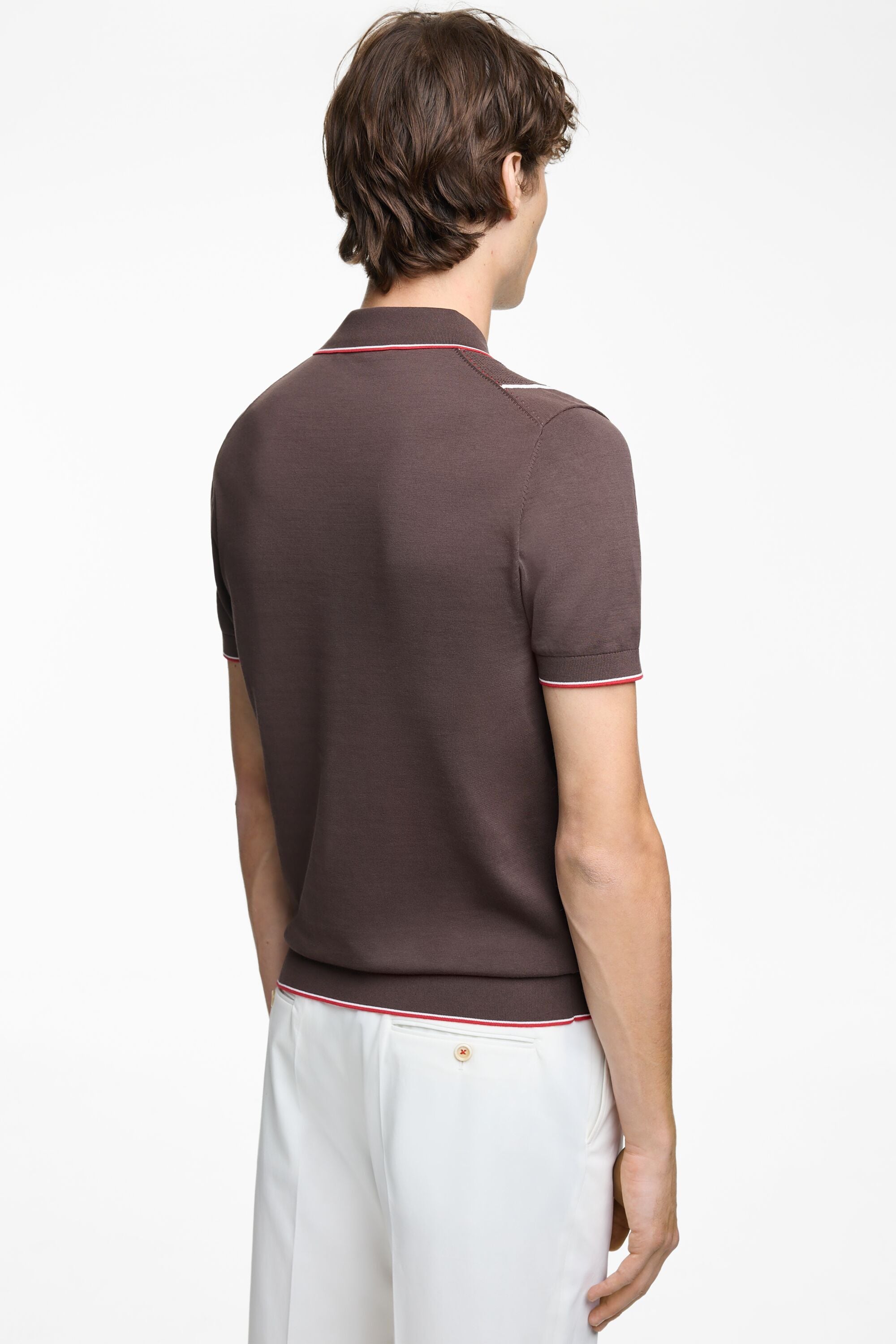 Pique Polo Knit Top（ニット/セーター）｜Her lip to（ハー