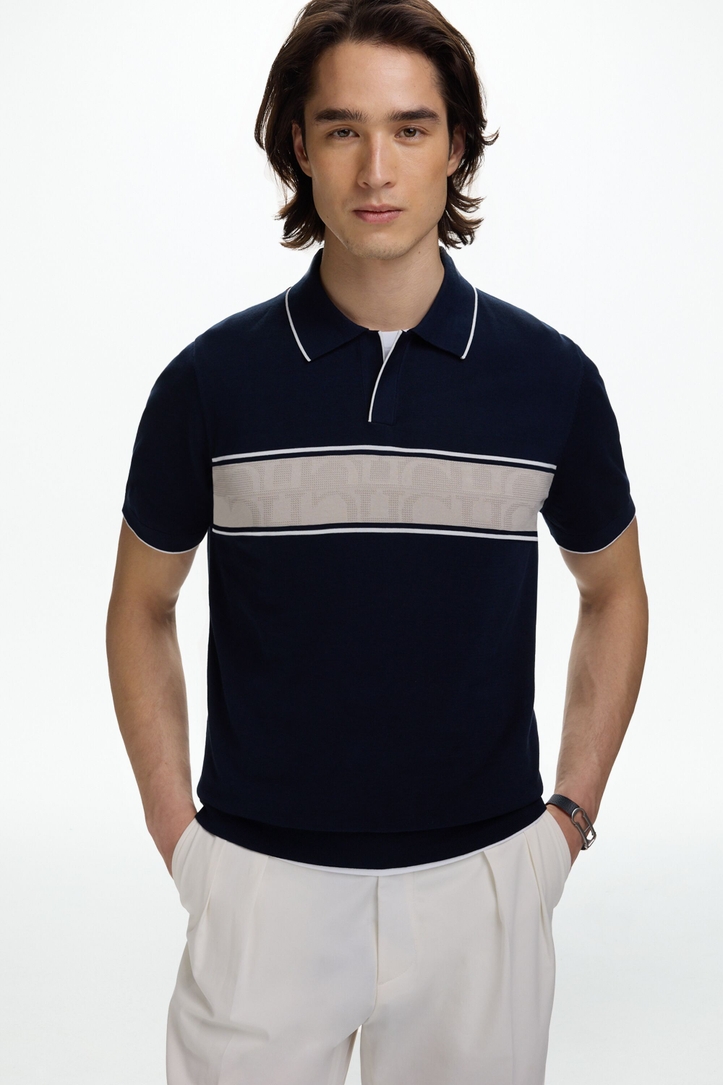 CH Knit Open Polo Shirt