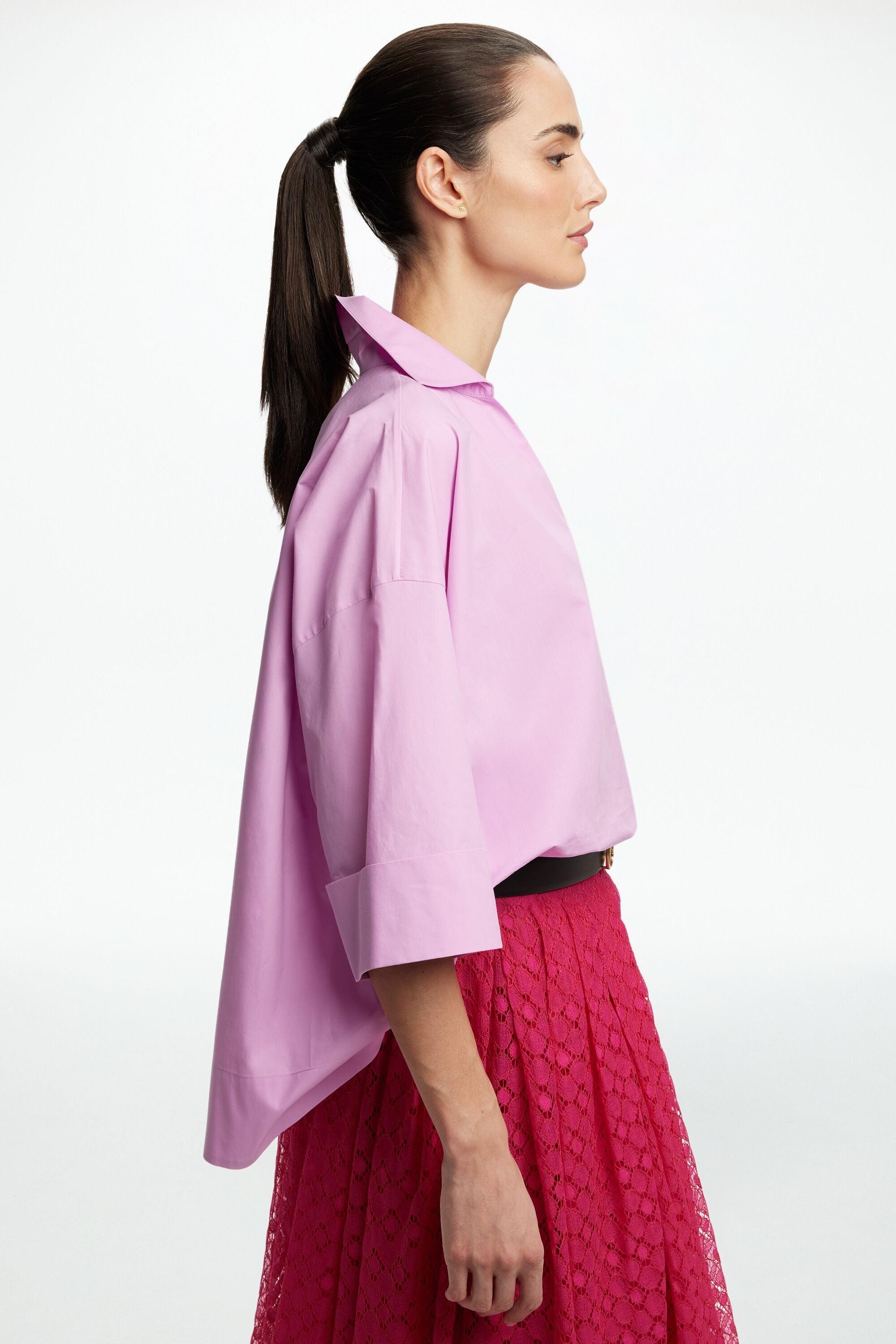 Poplin Oversize Shirt pink - CH Carolina Herrera United States