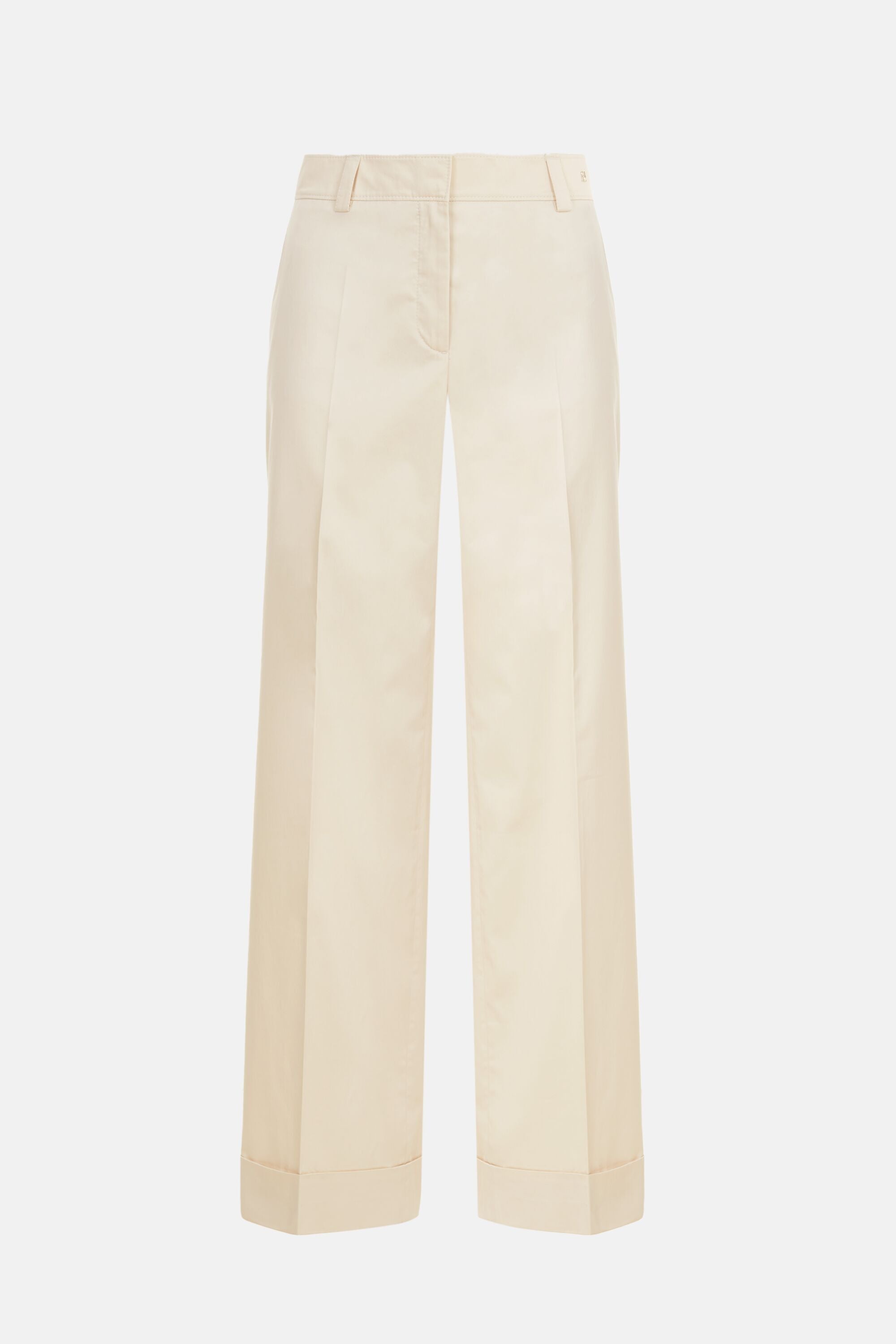 Poplin Straight-Leg Pants beige - CH Carolina Herrera United