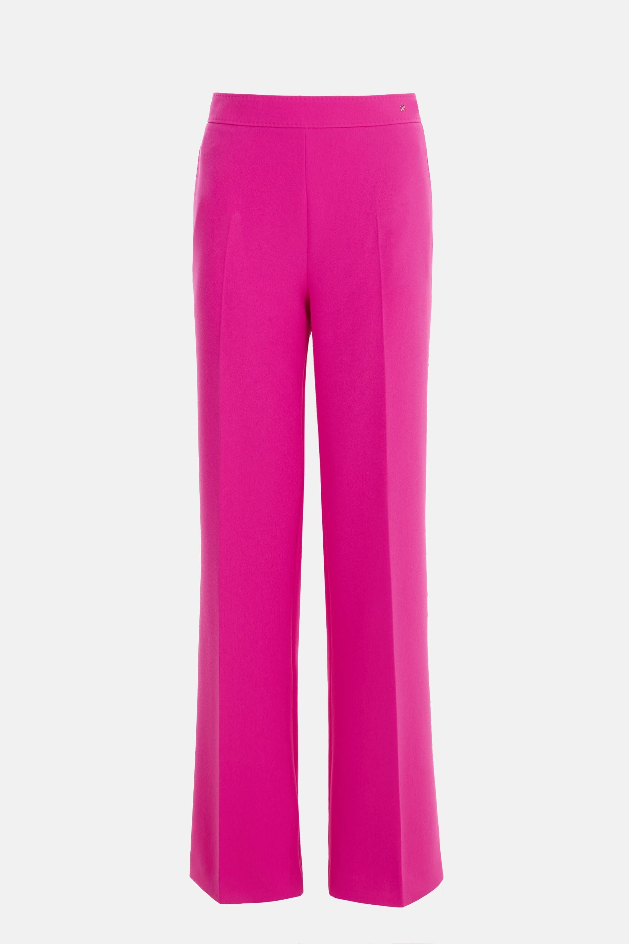 Crepe Straight-Leg Pants fuchsia - CH Carolina Herrera Crepe Straight-Leg Pants fuchsia - CH Carolina Herrera