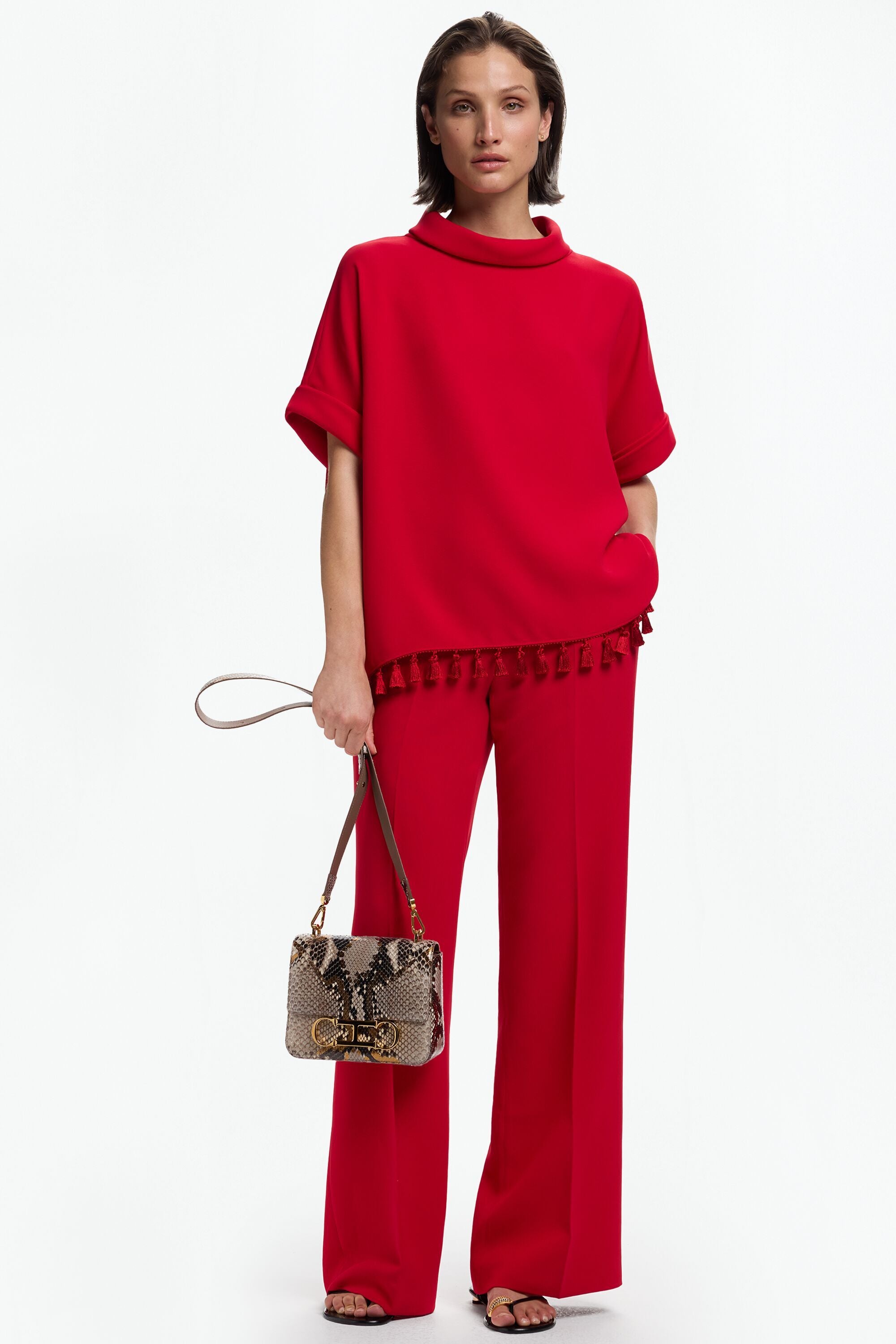 Crepe Pants red - CH Carolina Herrera United States Crepe Pants red - CH Carolina Herrera United States