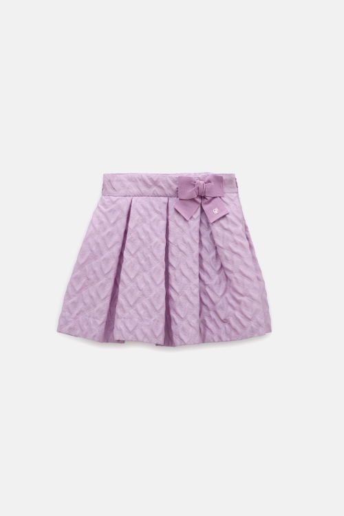 CH 2020 BROCADE SKIRT WITH BOW