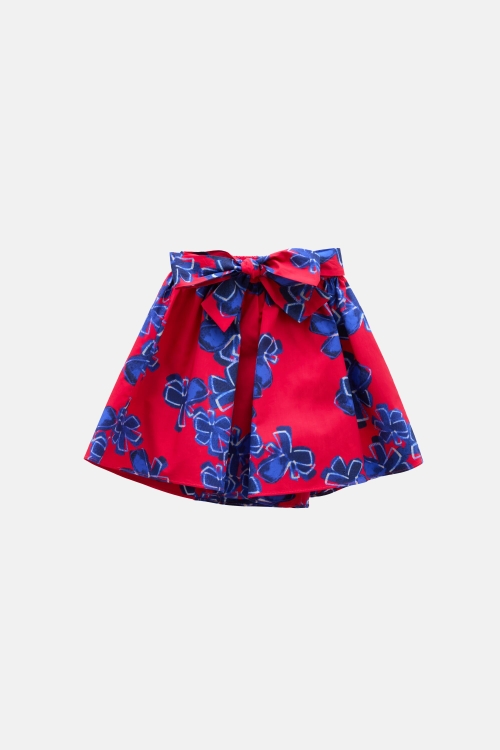 PRINT POPLIN CULOTTES