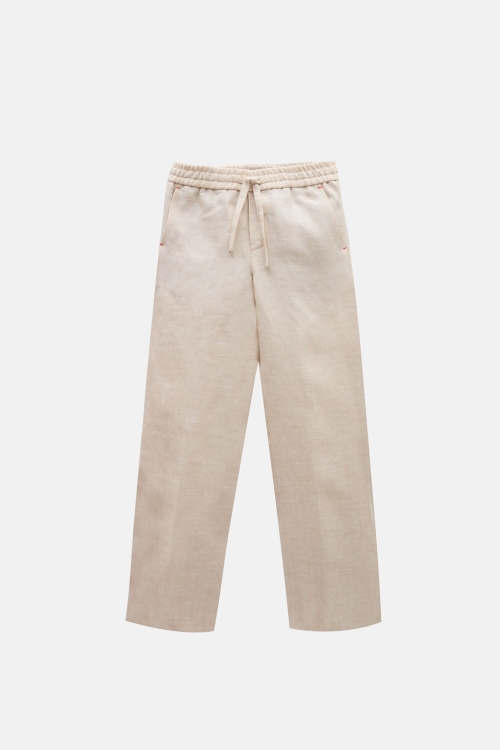 LINEN PYJAMA-STYLE PANTS