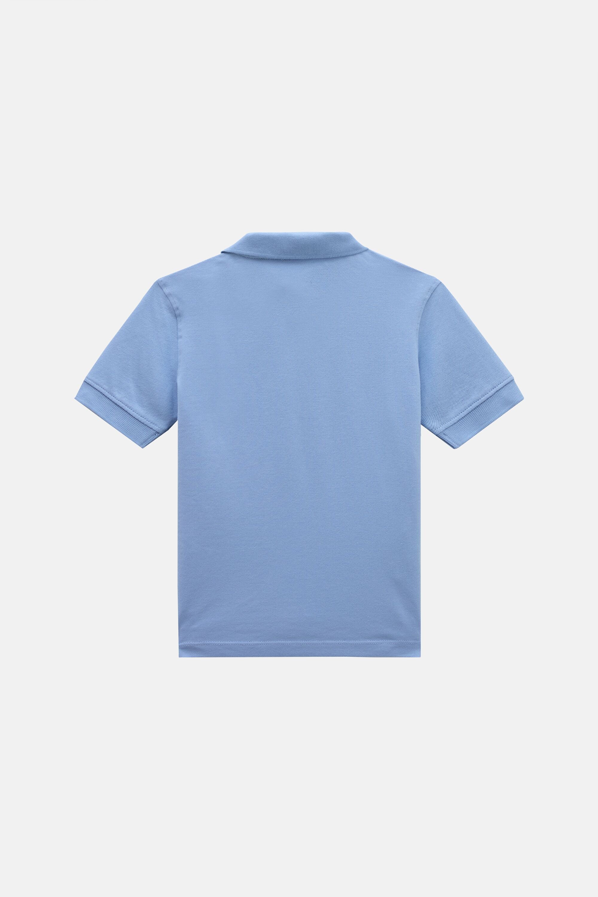 Stretch Piqué Polo Shirt sky blue - CH Carolina Herrera