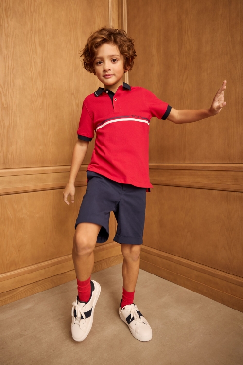 POLO DE PIQUÉ ESTAMPADO CH