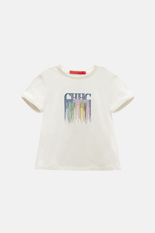 CH EMBROIDERED T-SHIRT