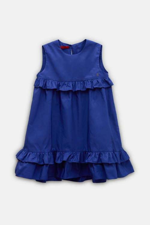 TAFFETA ASYMMETRIC A-LINE DRESS