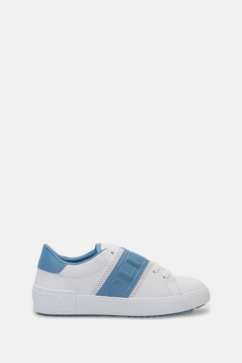 LEATHER SNEAKERS WITH CH TAPE