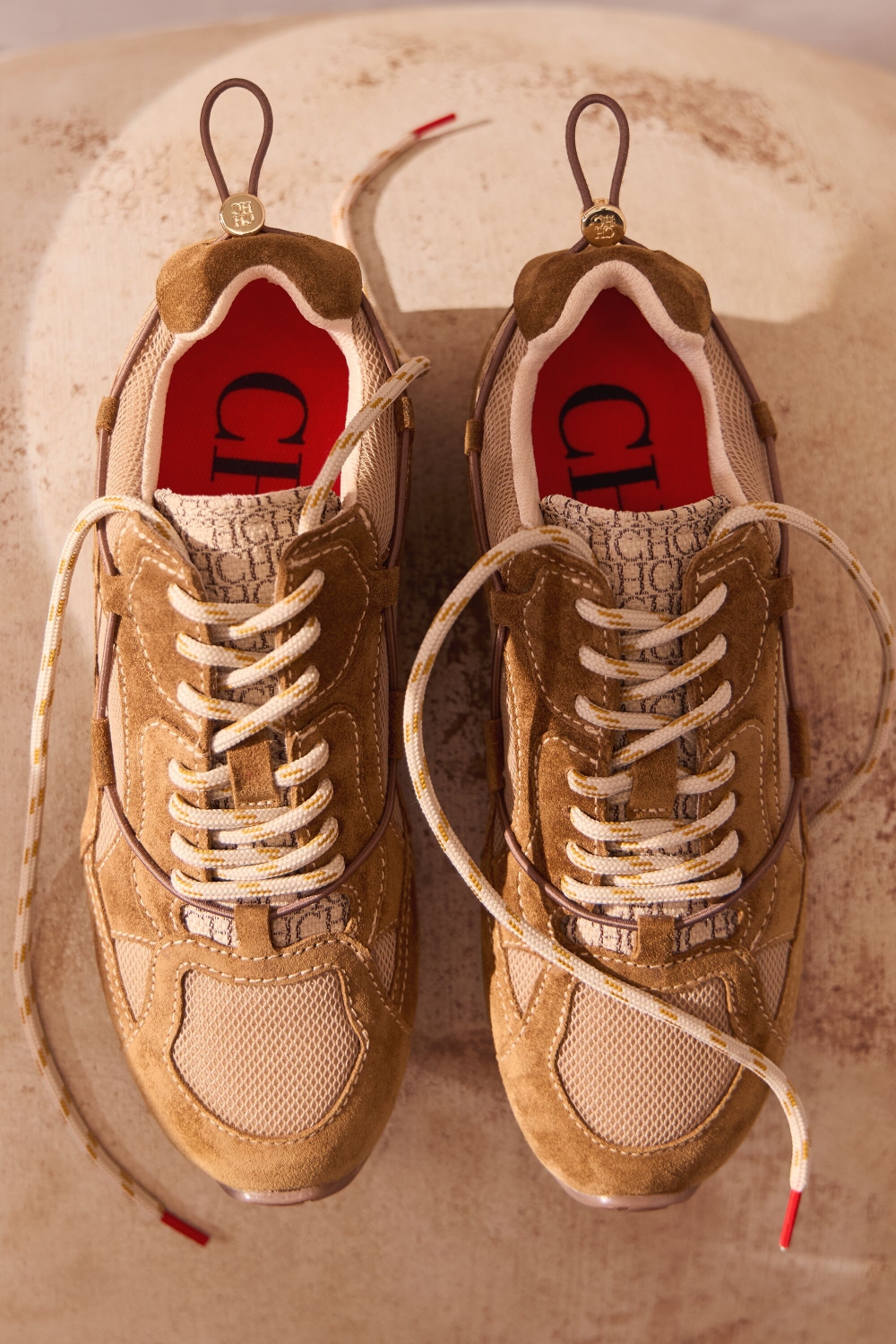 CHARAMBA LEATHER AND MESH RUNNERS