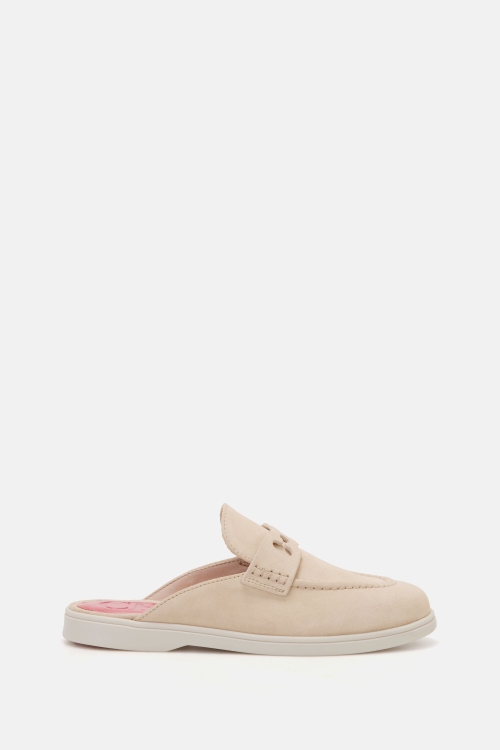 DOMA INSIGNIA CUT OUT SUEDE MULES